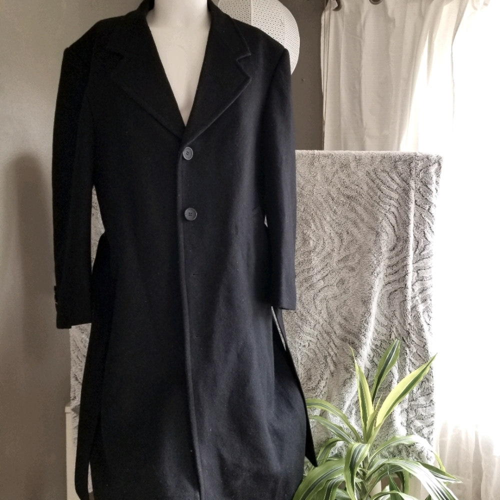 Men's Cigliano wool blend full length.